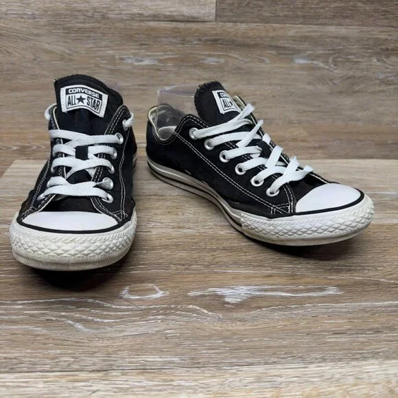 Converse Chuck Taylor All Star Black Canvas Sneakers Women's Size 9/Men's 7 - Picture 6 of 7